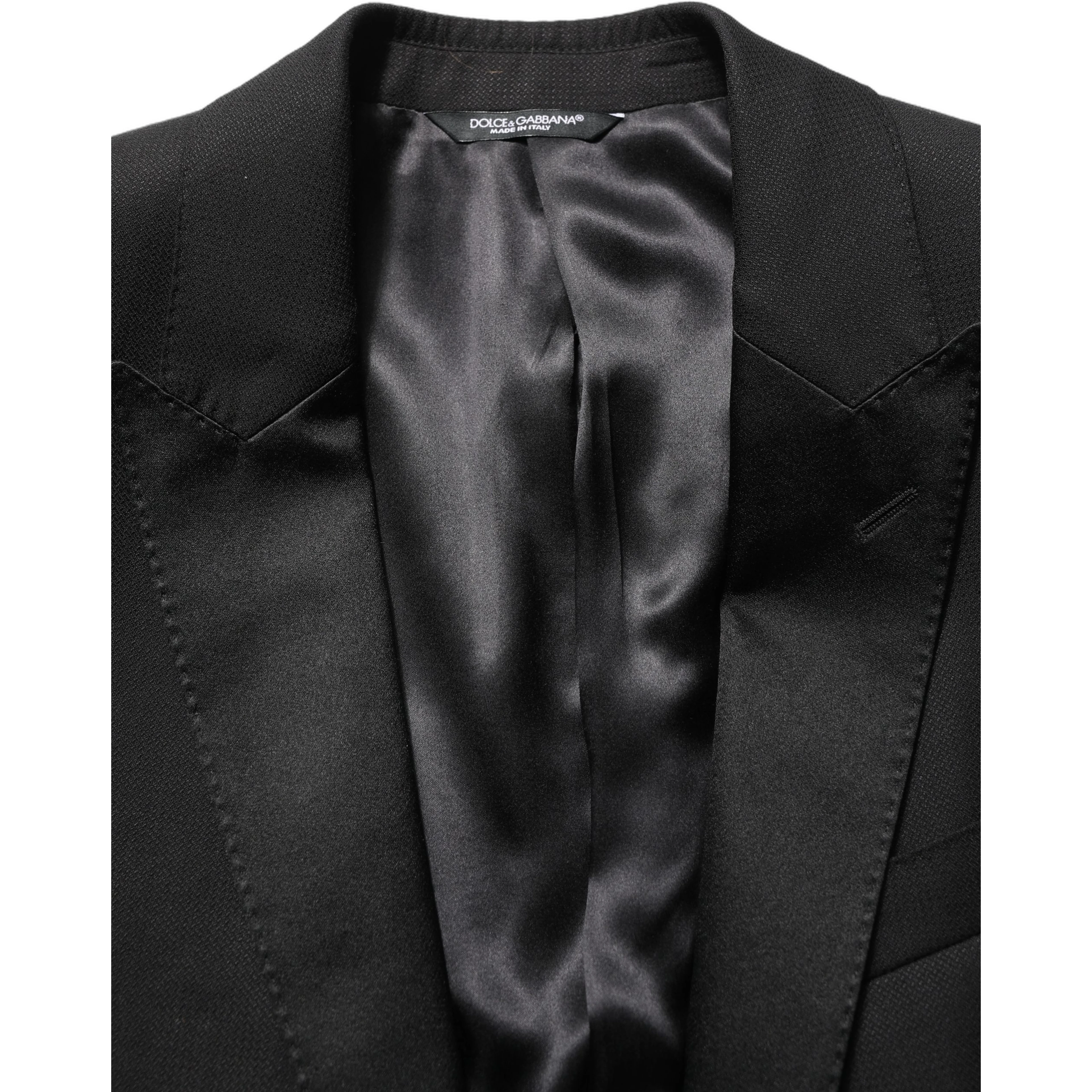Black MARTINI Slim Fit Formal 3 Piece Suit