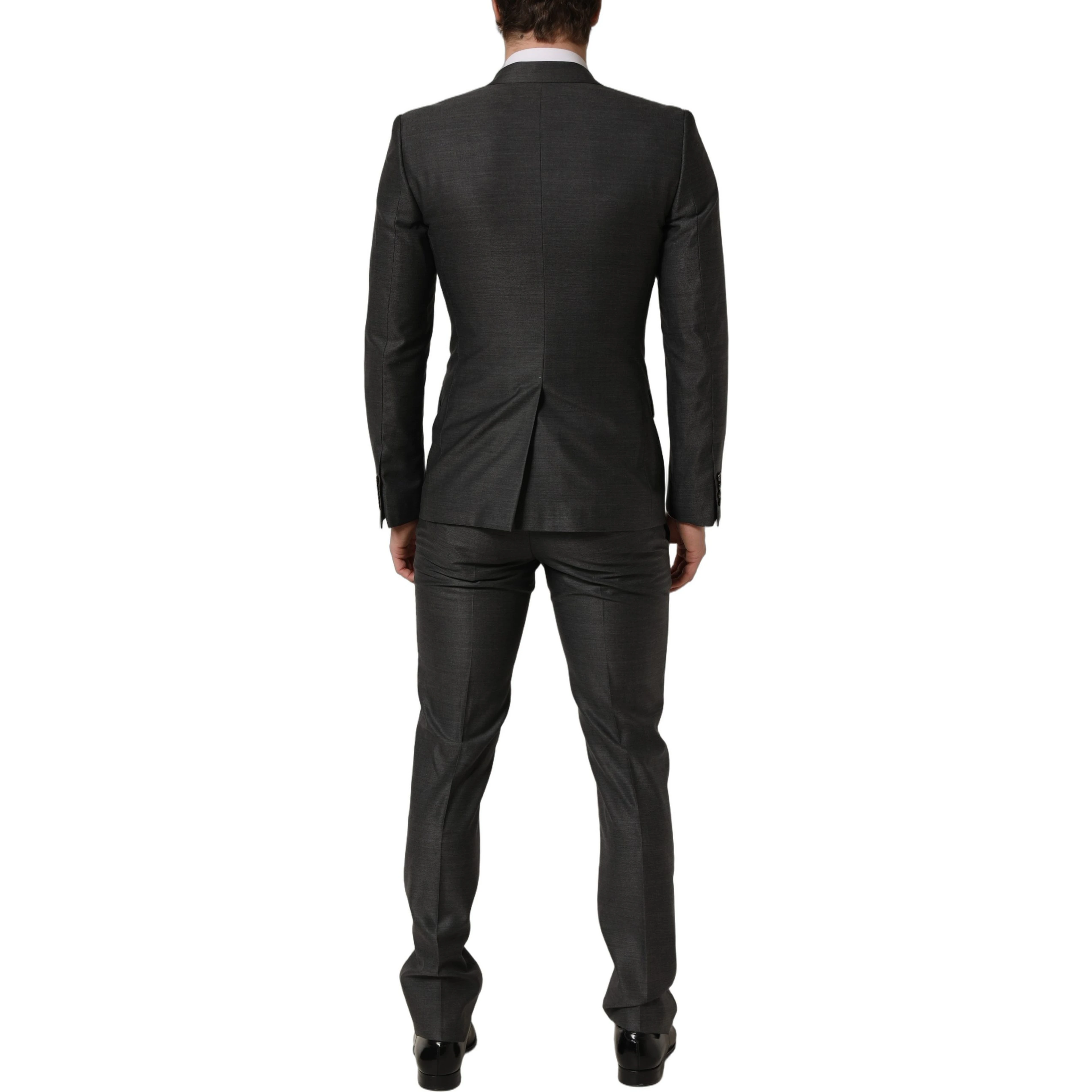 Gray MARTINI Slim Fit Formal 3 Piece Suit