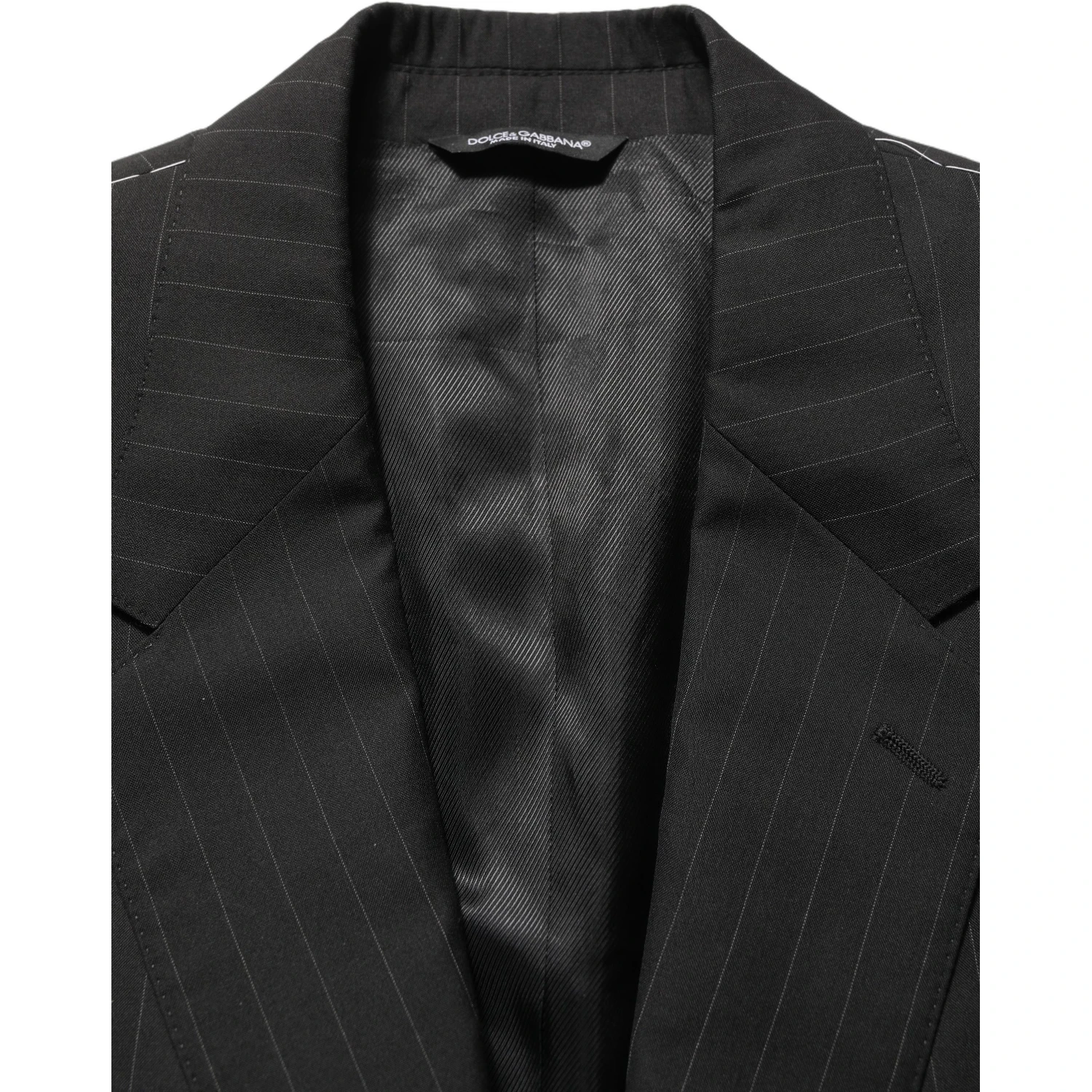 Black Stripes Slim Fit Formal 3 Piece Suit