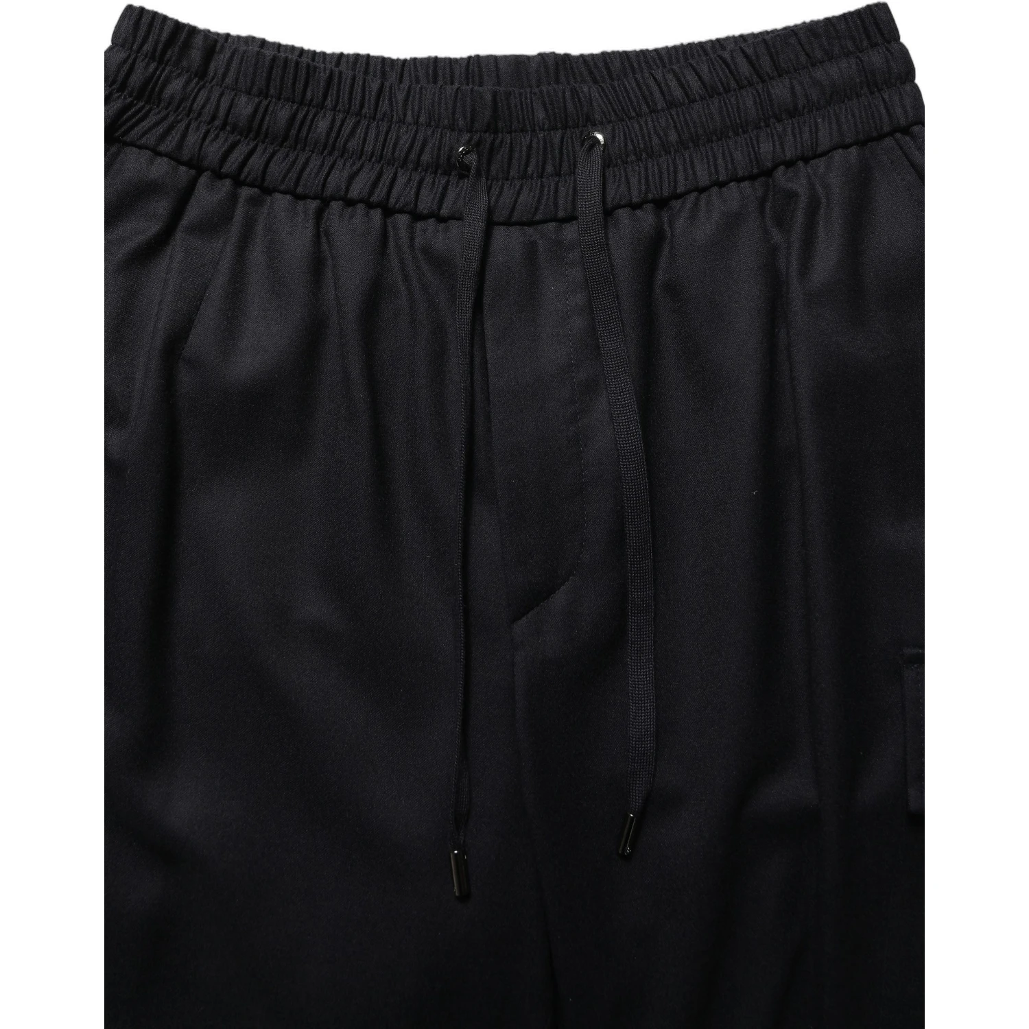 Black Mid Waist Cargo Jogger Sweatpants Pants