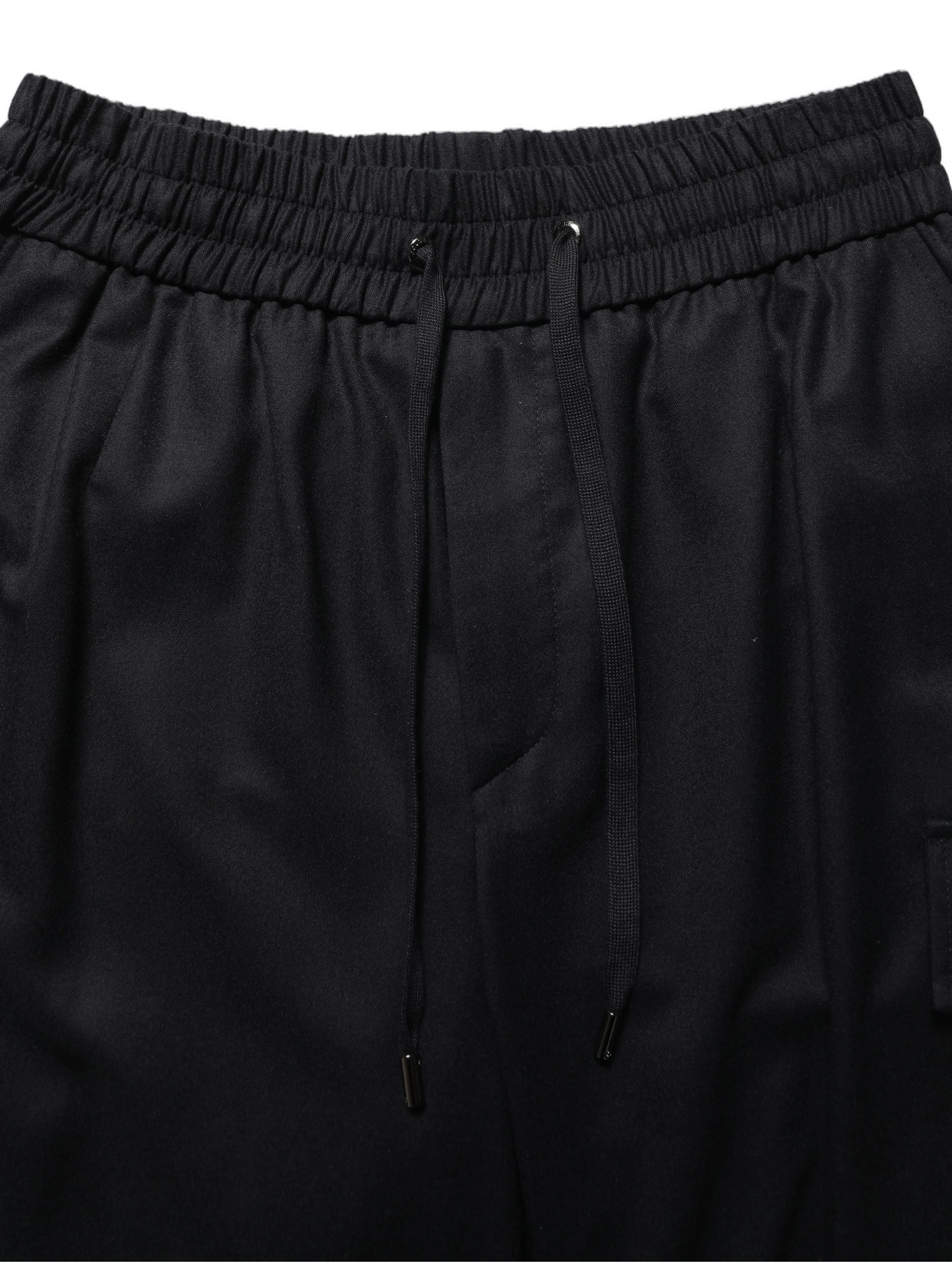 Black Mid Waist Cargo Jogger Sweatpants Pants