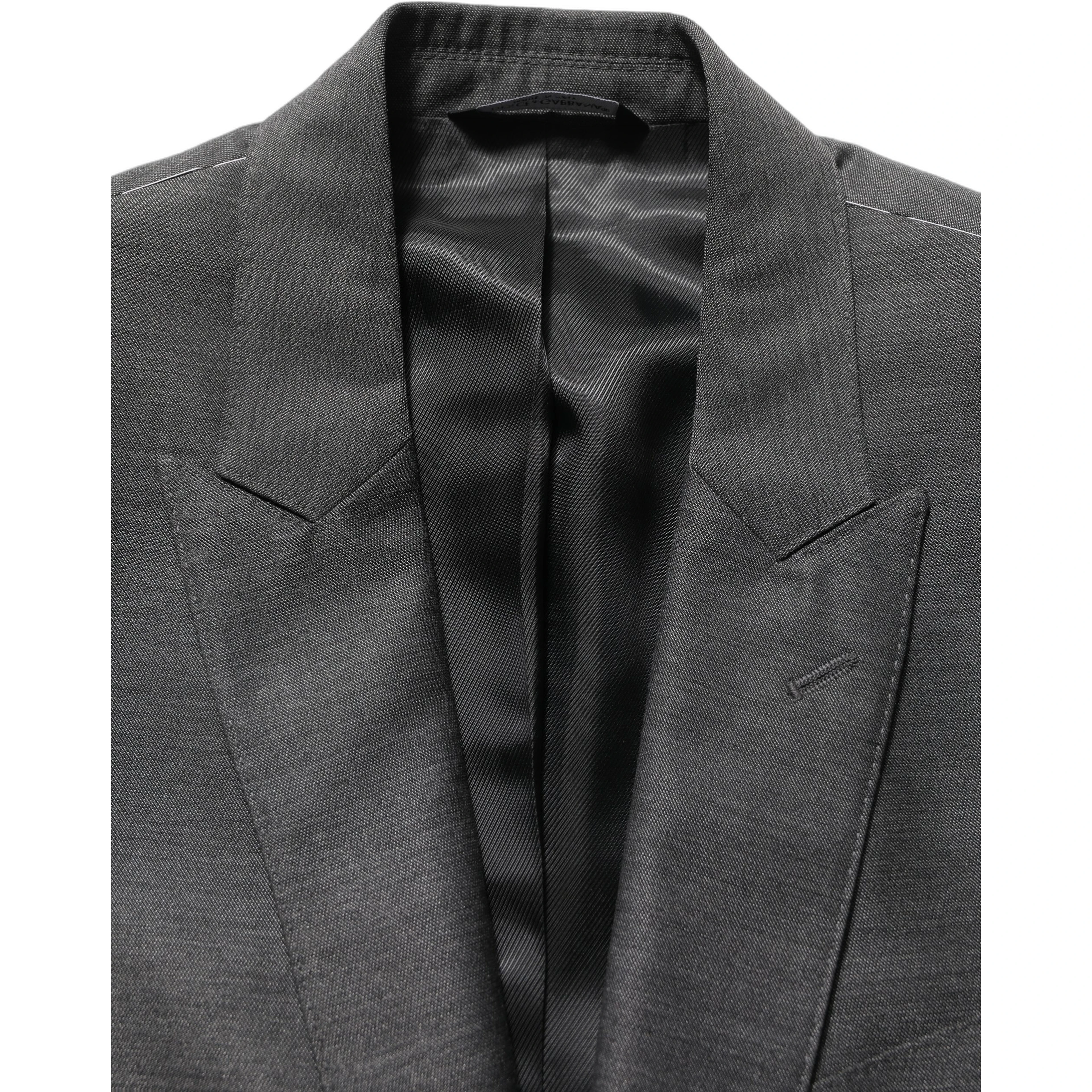 Gray MARTINI Slim Fit Formal 3 Piece Suit