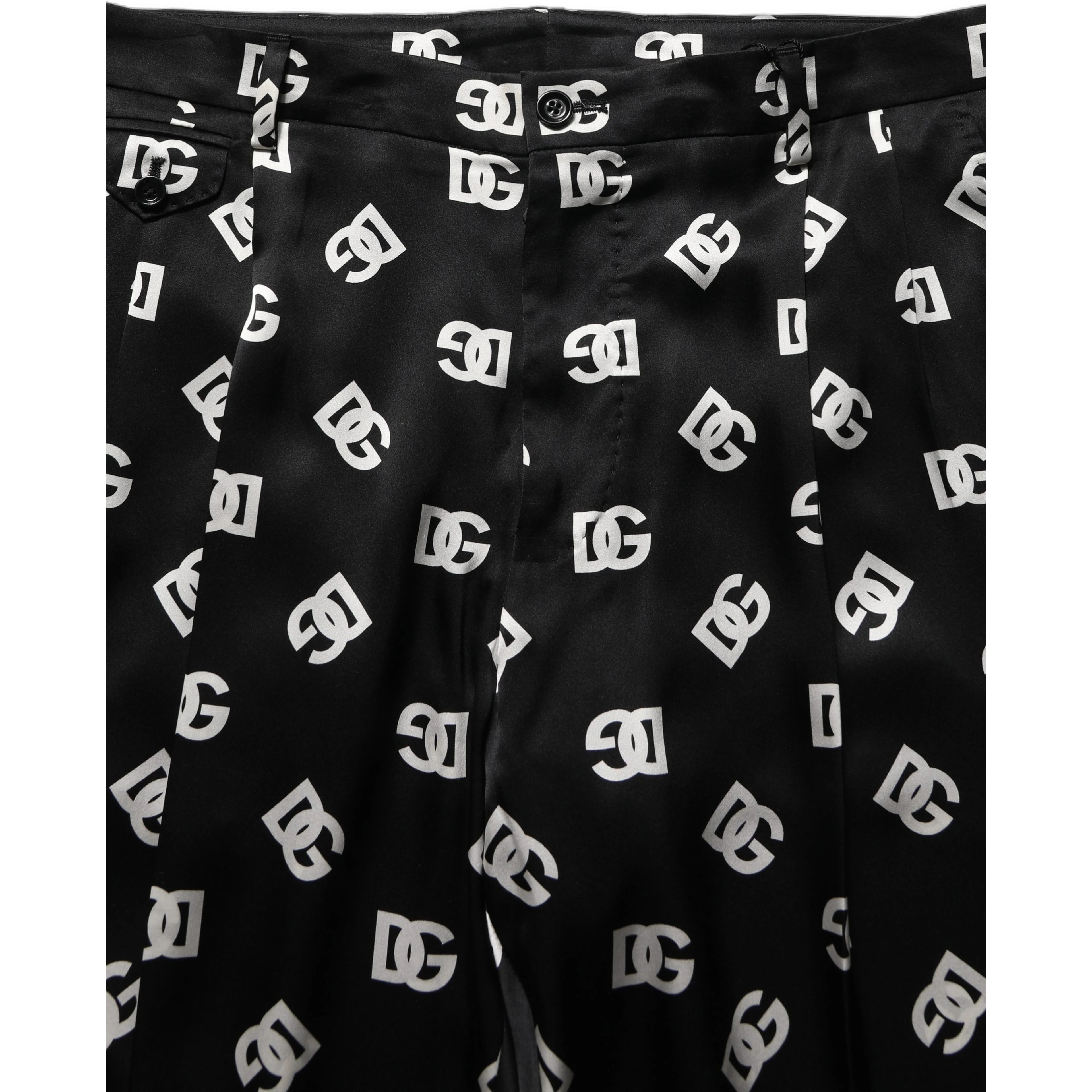 Black Silk Skinny Leg Dress Men Trouser Pants
