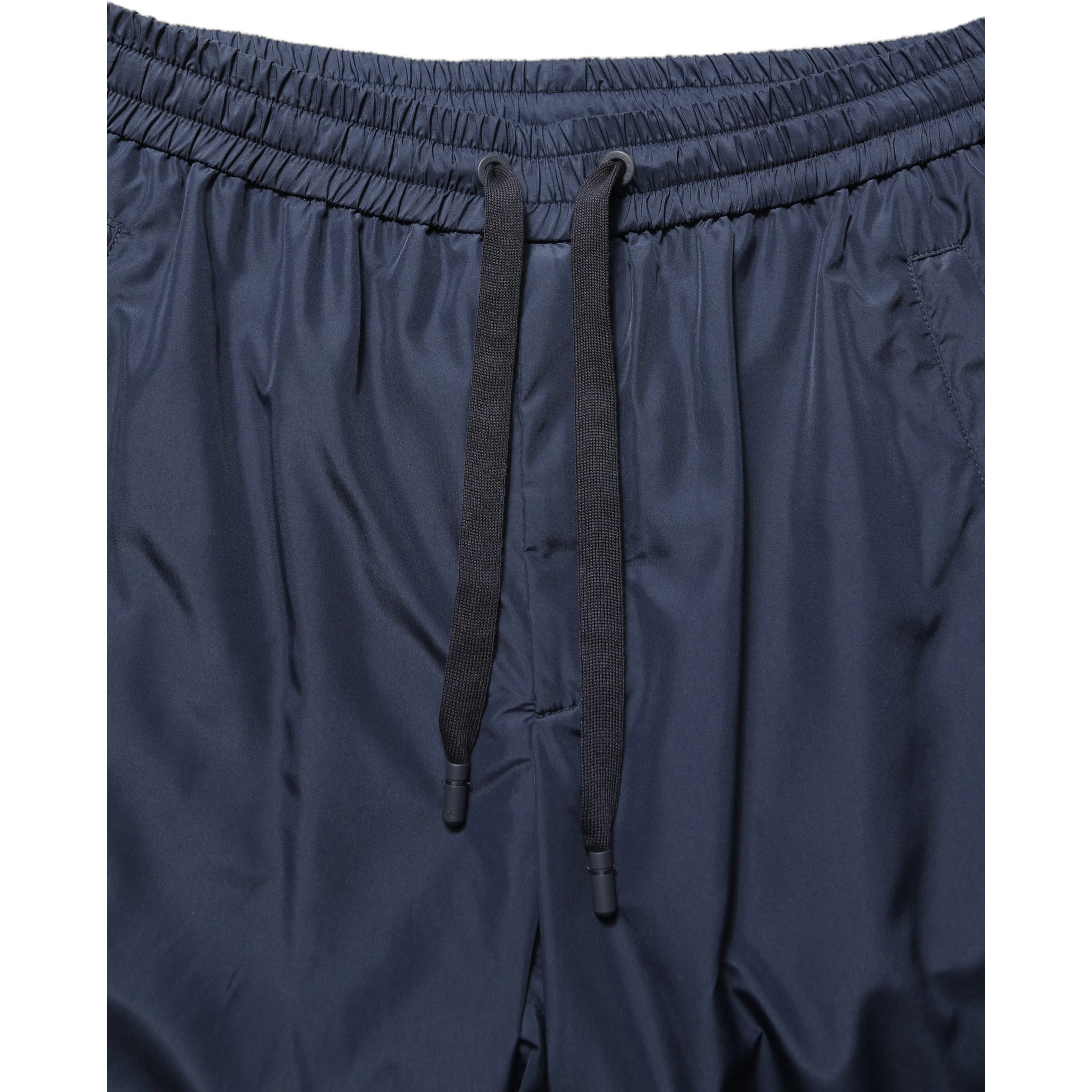 Dark Blue Polyester Jogger Sweatpants Pants