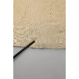 Yellow Straight Silk Mid Waist Chino Trouser Pants