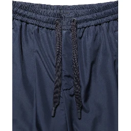 Dark Blue Polyester Jogger Sweatpants Pants