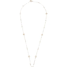 COLLANA "KIRA" CON LOGO E PERLE