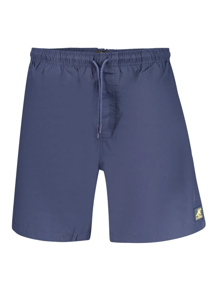 Blue Poliammide Mens Swimwear
