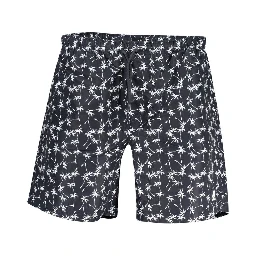 Blu Poliammide Men's Swim Shorts