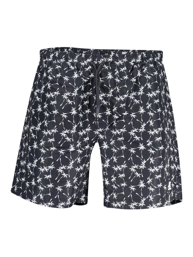 Blu Poliammide Men's Swim Shorts