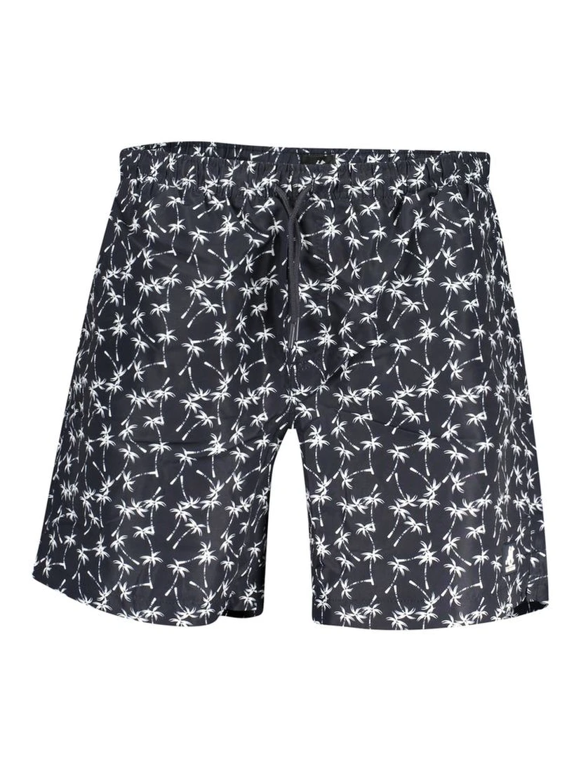 Blu Poliammide Men's Swim Shorts