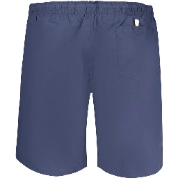 Blue Poliammide Mens Swimwear