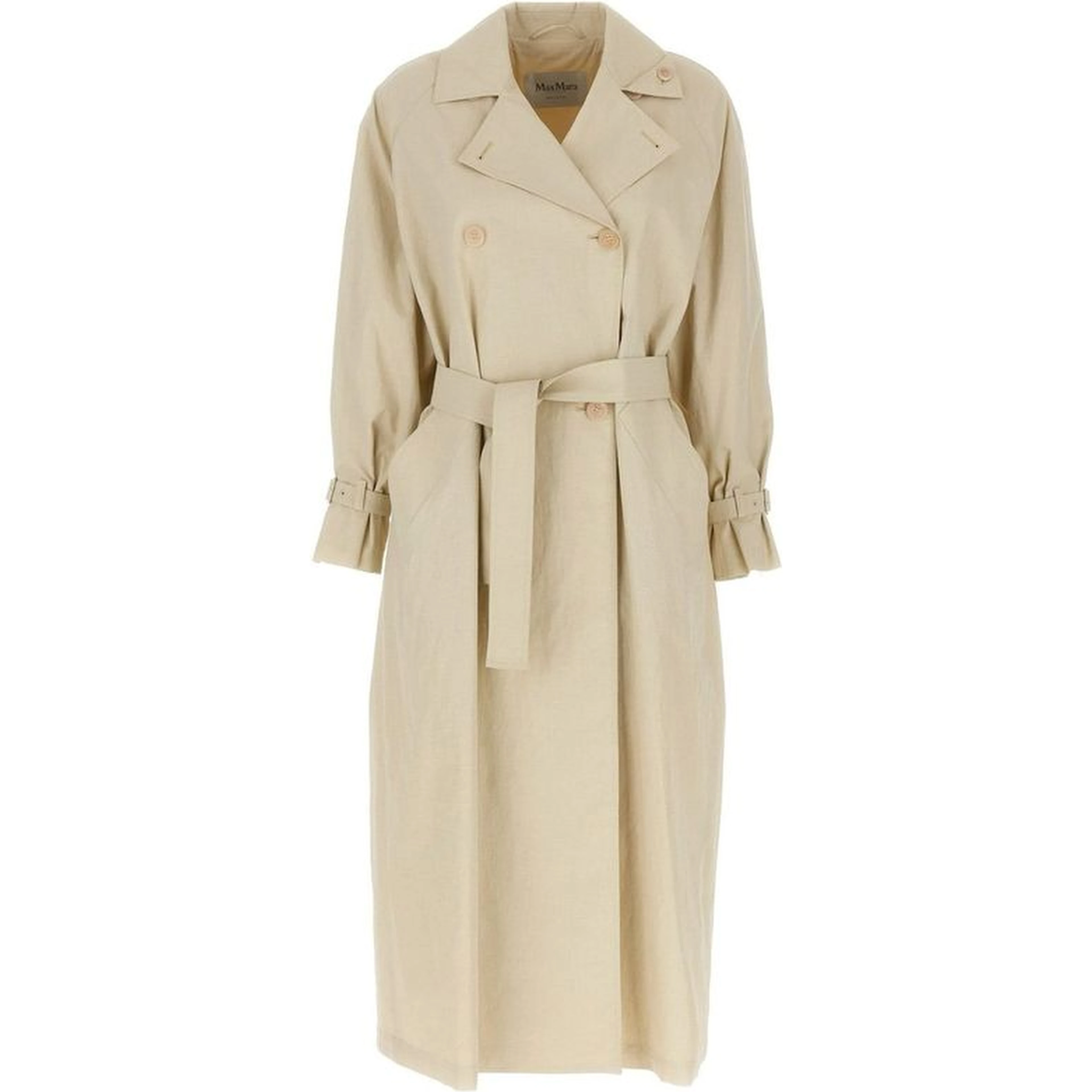 Beige Cotton Coat