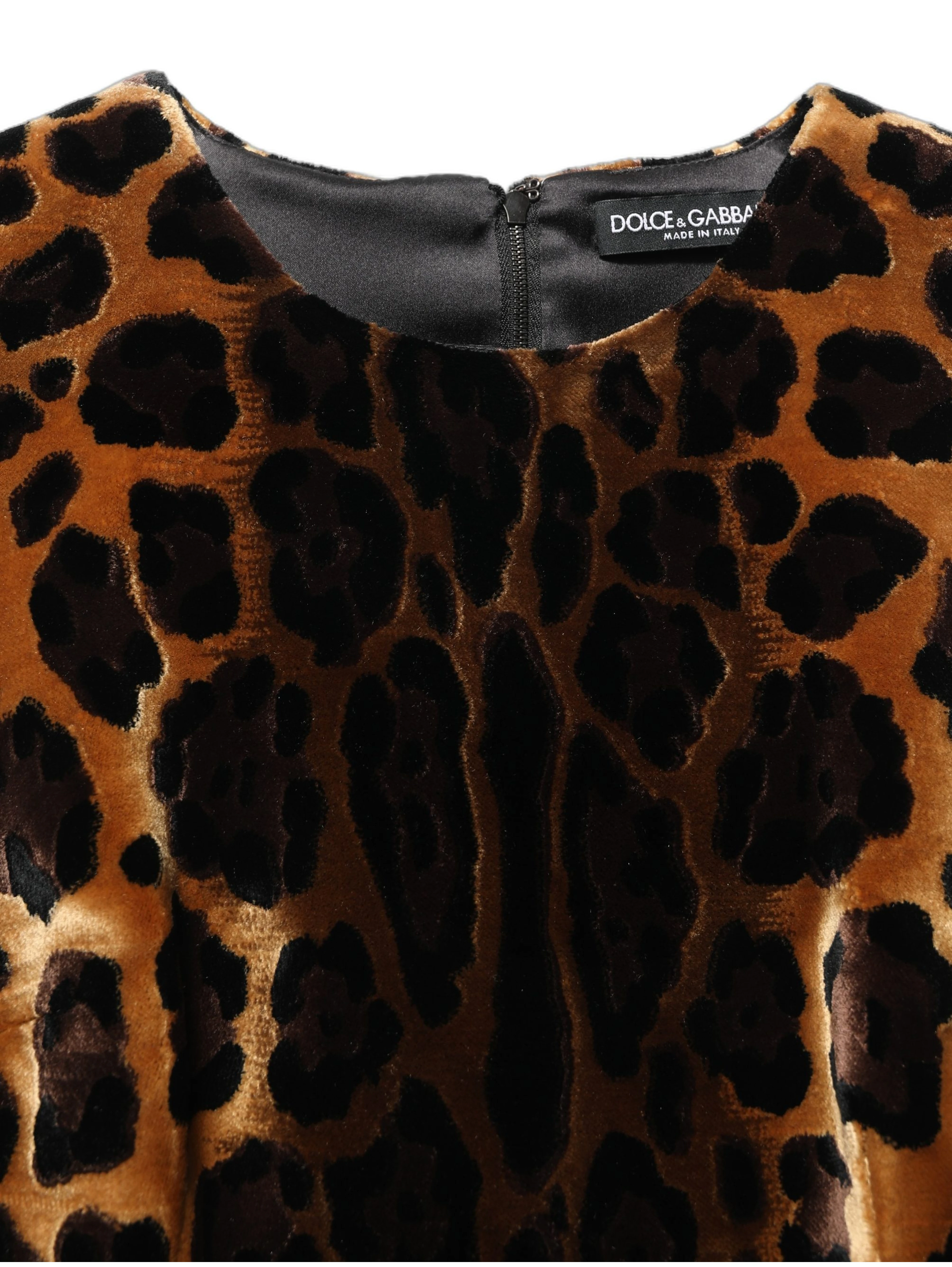 Brown Leopard Sleeveless Sheath Mini Dress