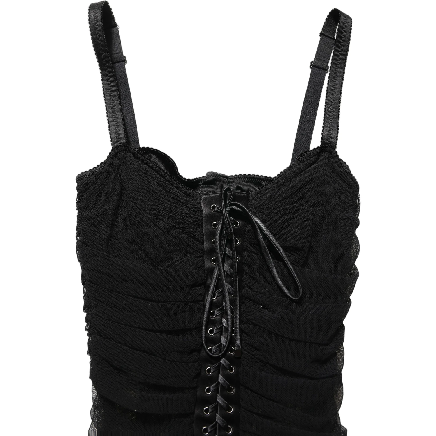 Black Bodycon Fitted Corset Style Mini Dress