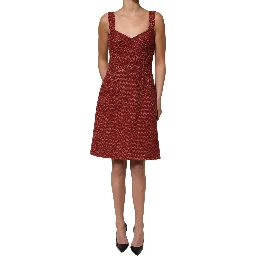Multicolor Tweed Belted Babydoll Mini Dress