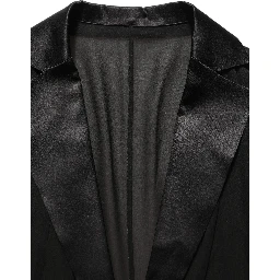 Black Silk Sheer Chiffon Long Maxi Dress
