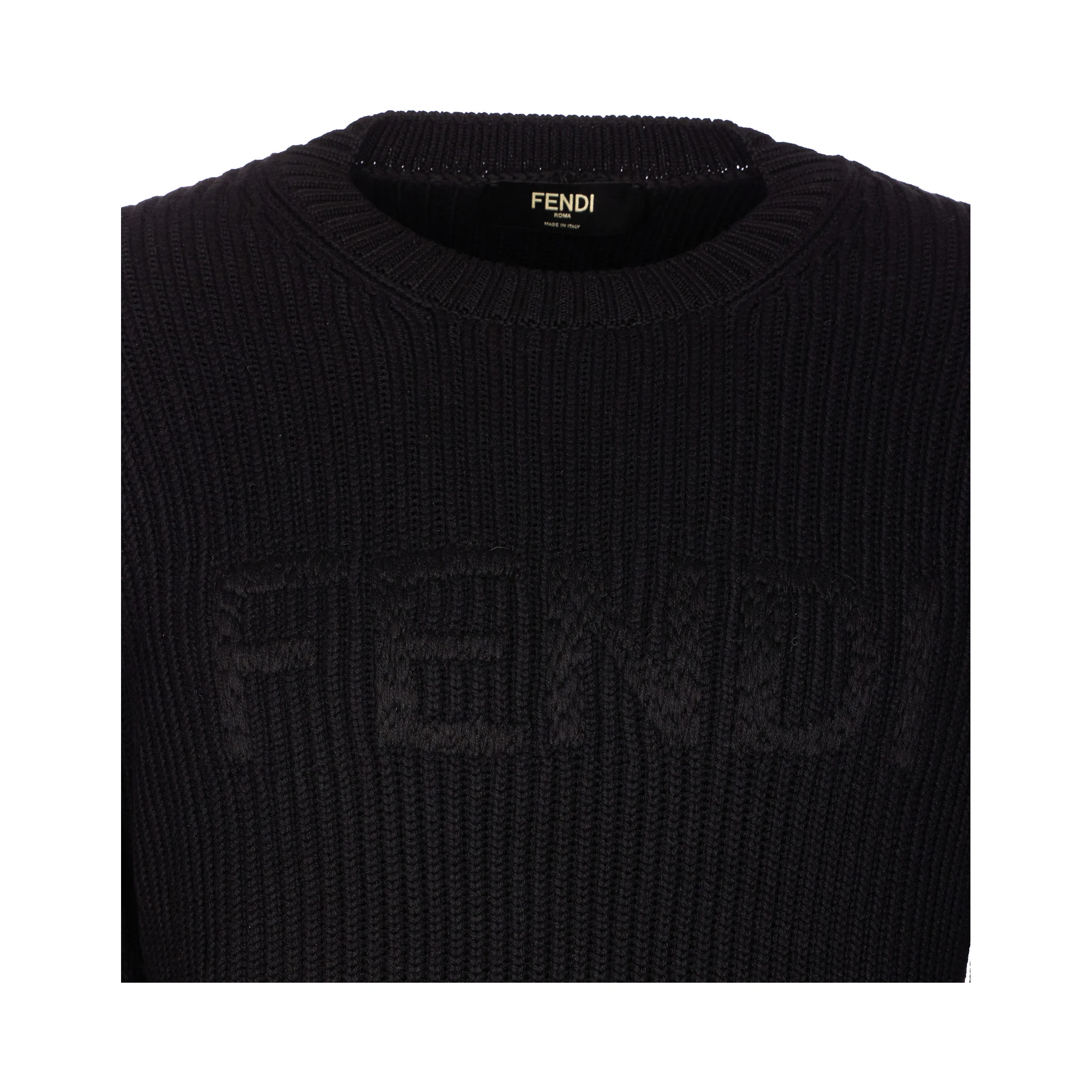 Fendi Sweaters Black
