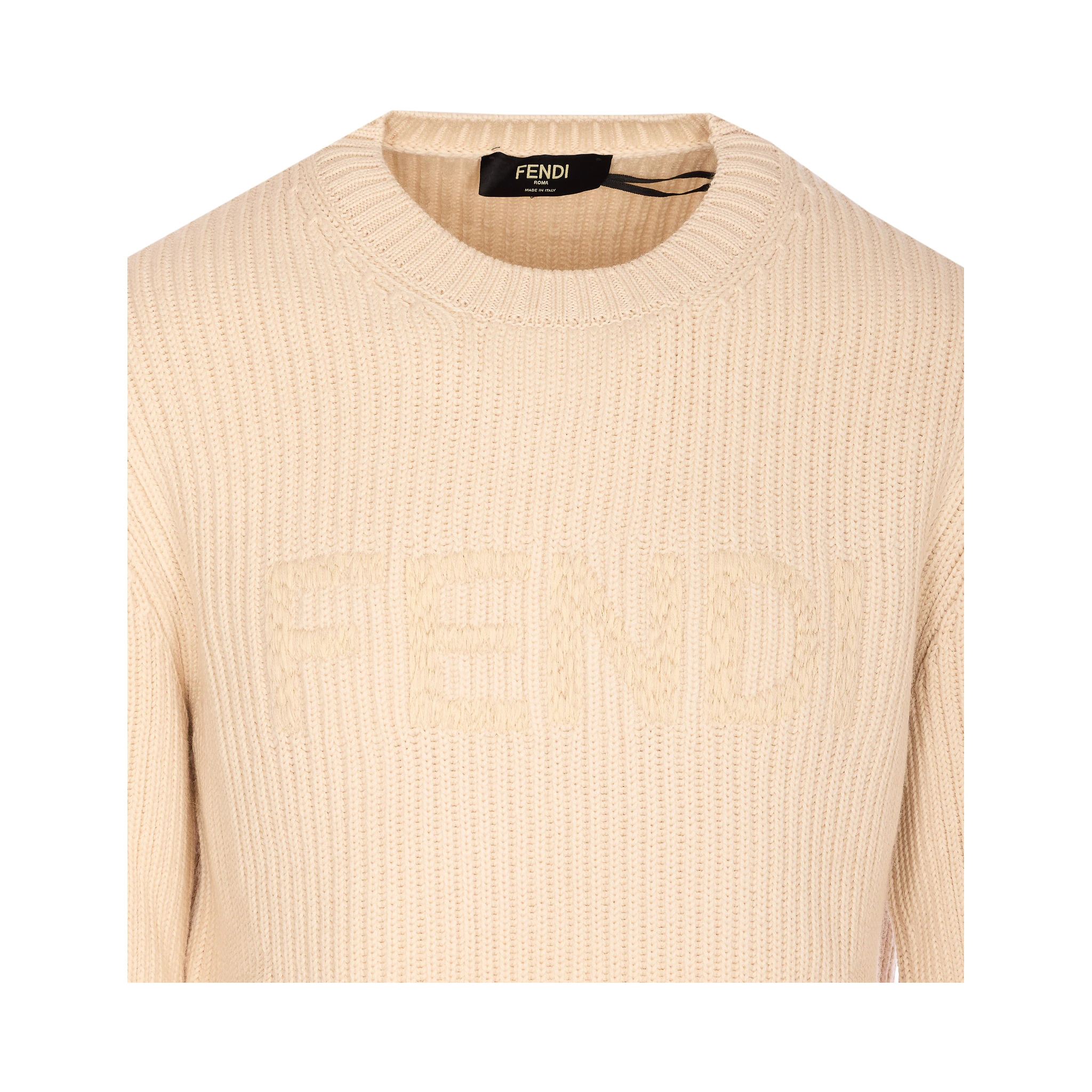Fendi Sweaters Beige