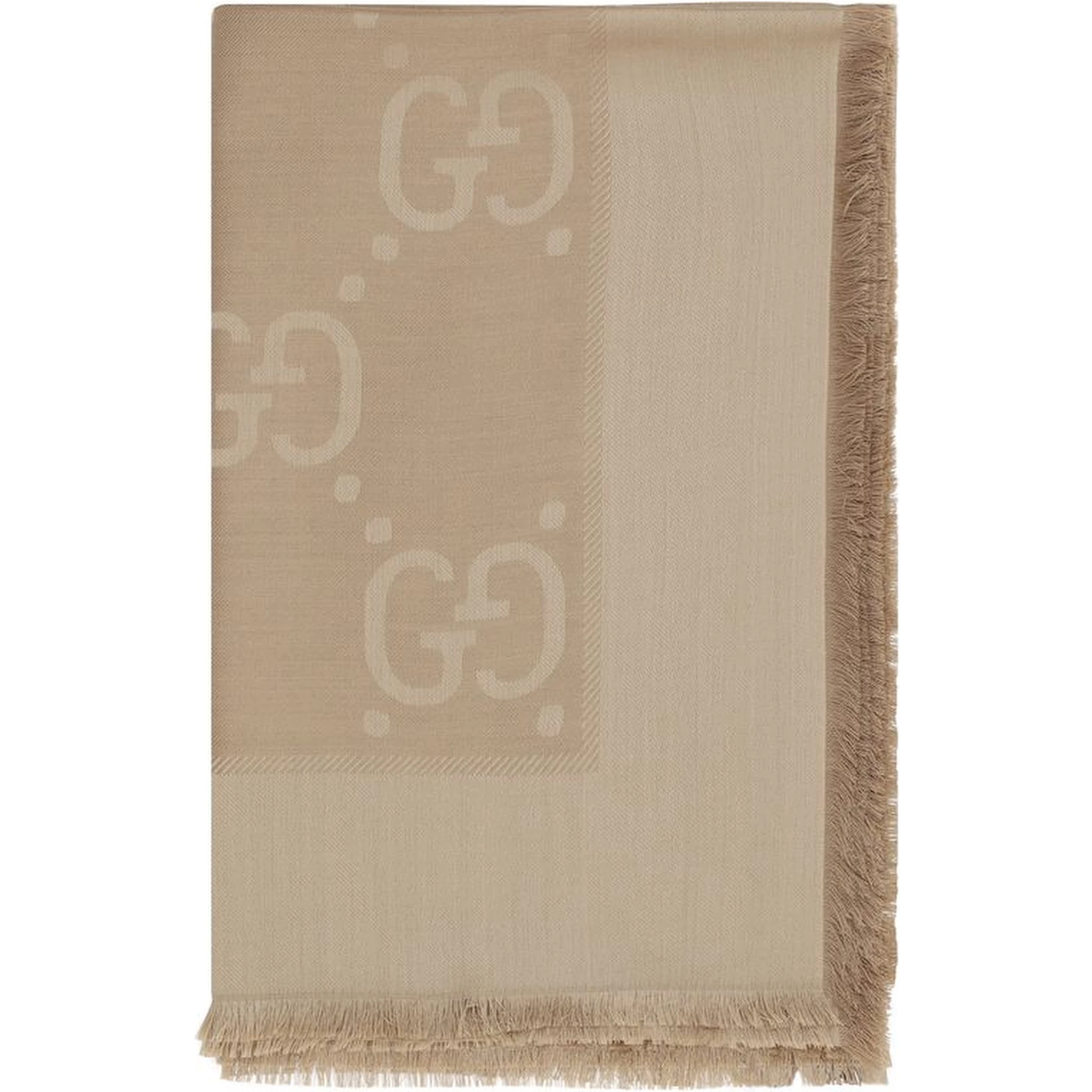 Brown Wool Oves Aries Foulard