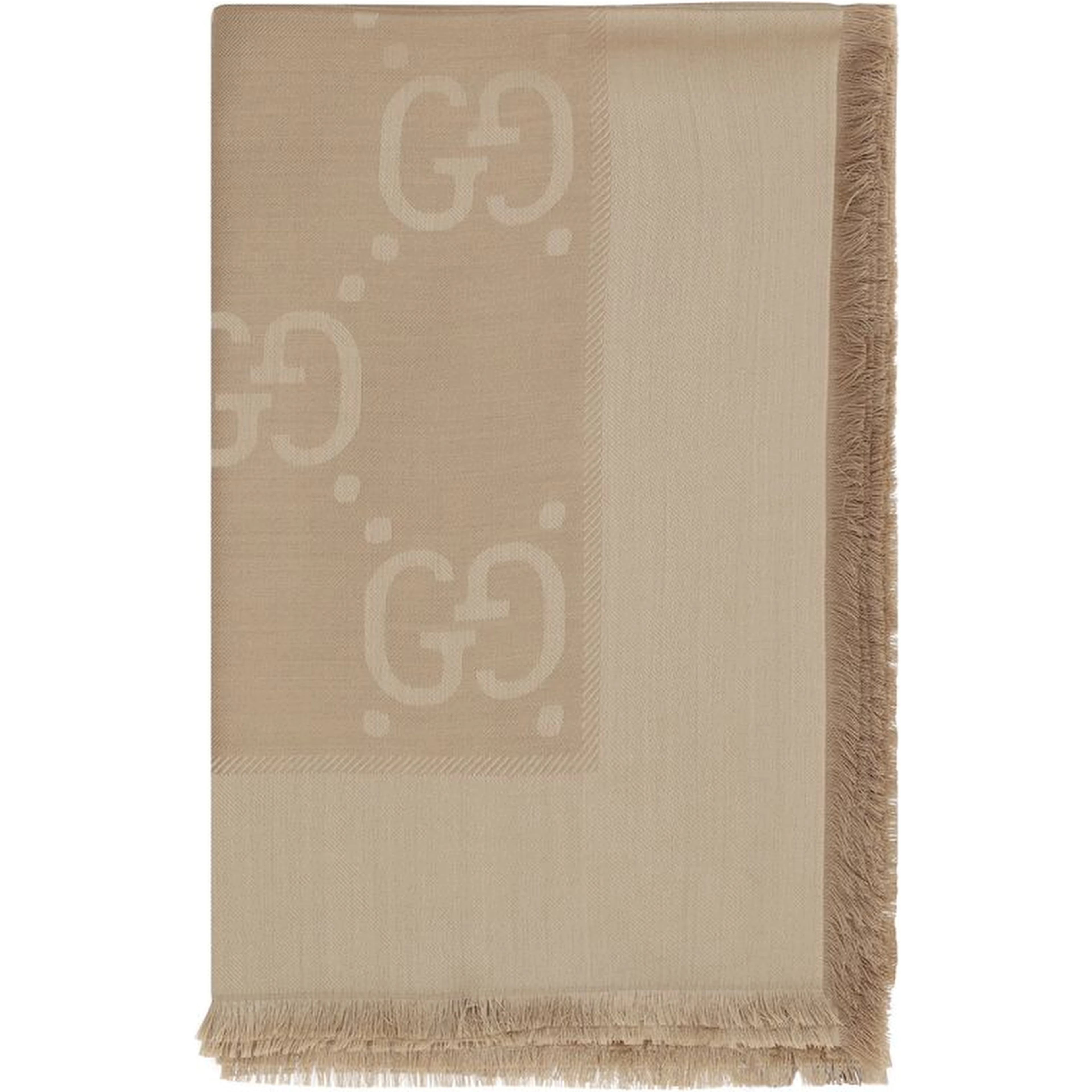 Brown Wool Oves Aries Foulard