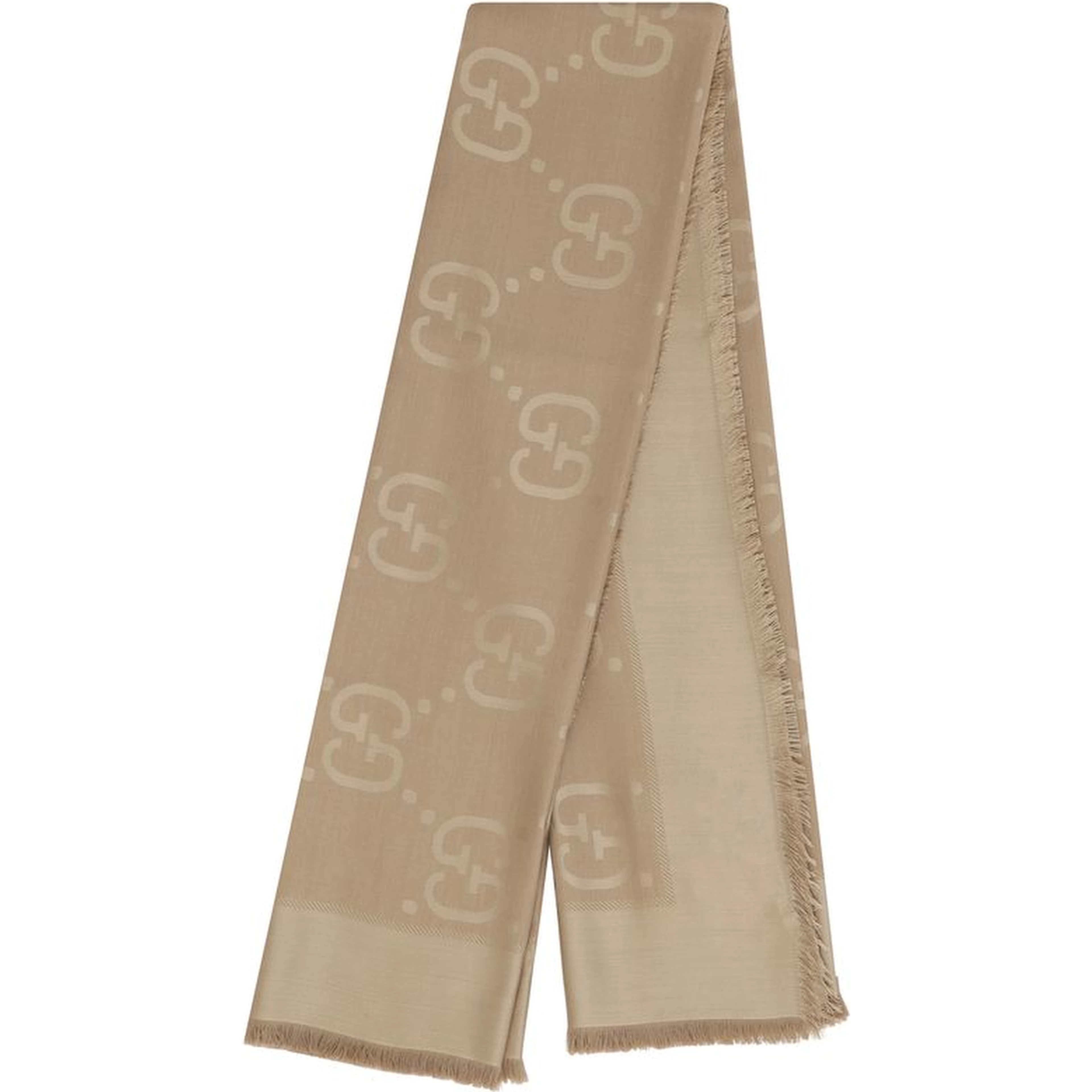 Brown Wool Oves Aries Foulard