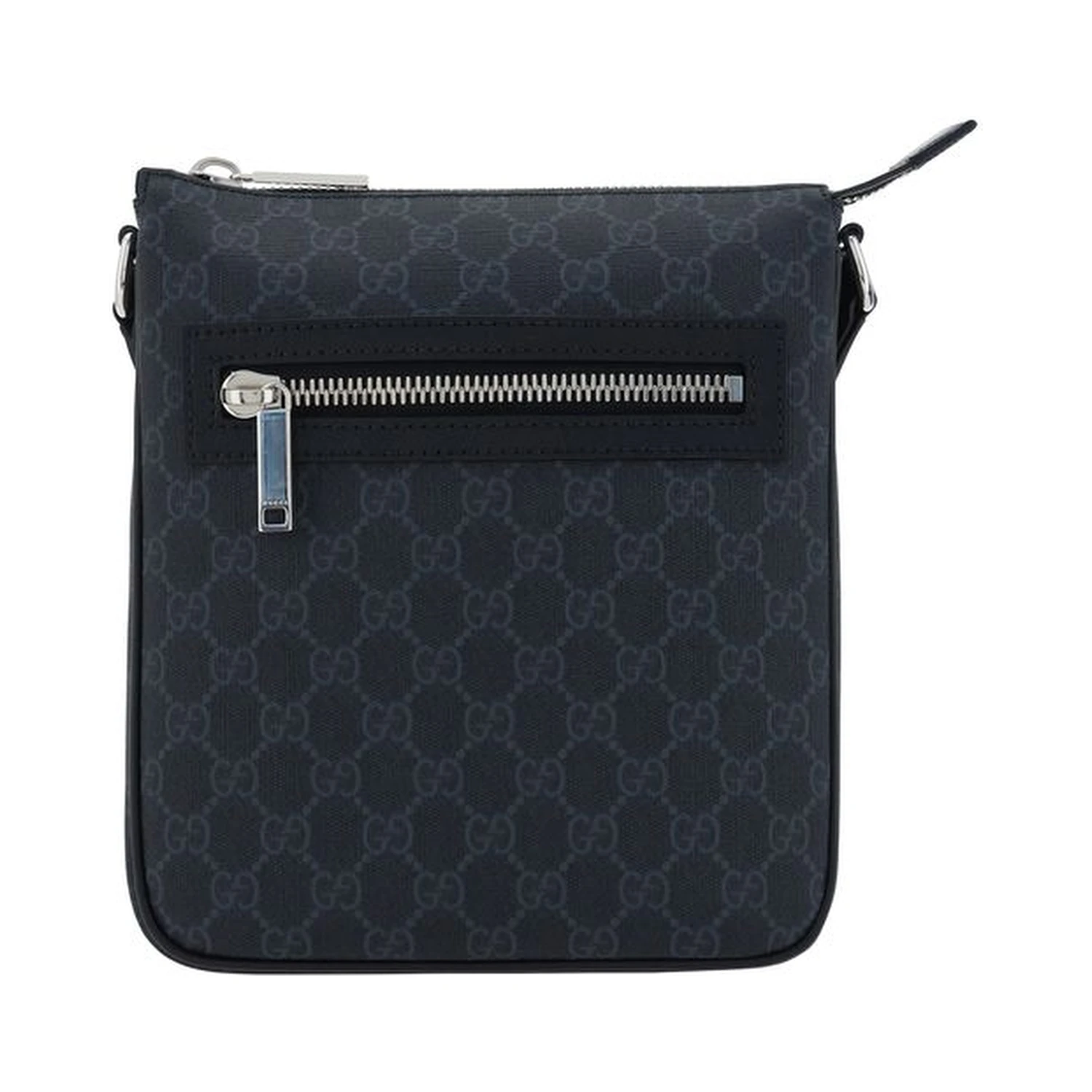 Black Polyethylene Shoulder Bag