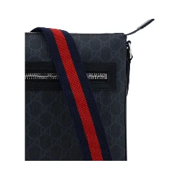 Black Polyethylene Shoulder Bag