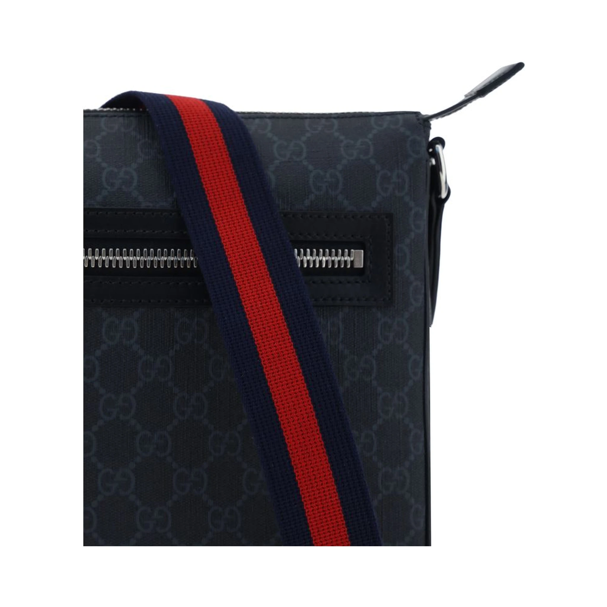 Black Polyethylene Shoulder Bag