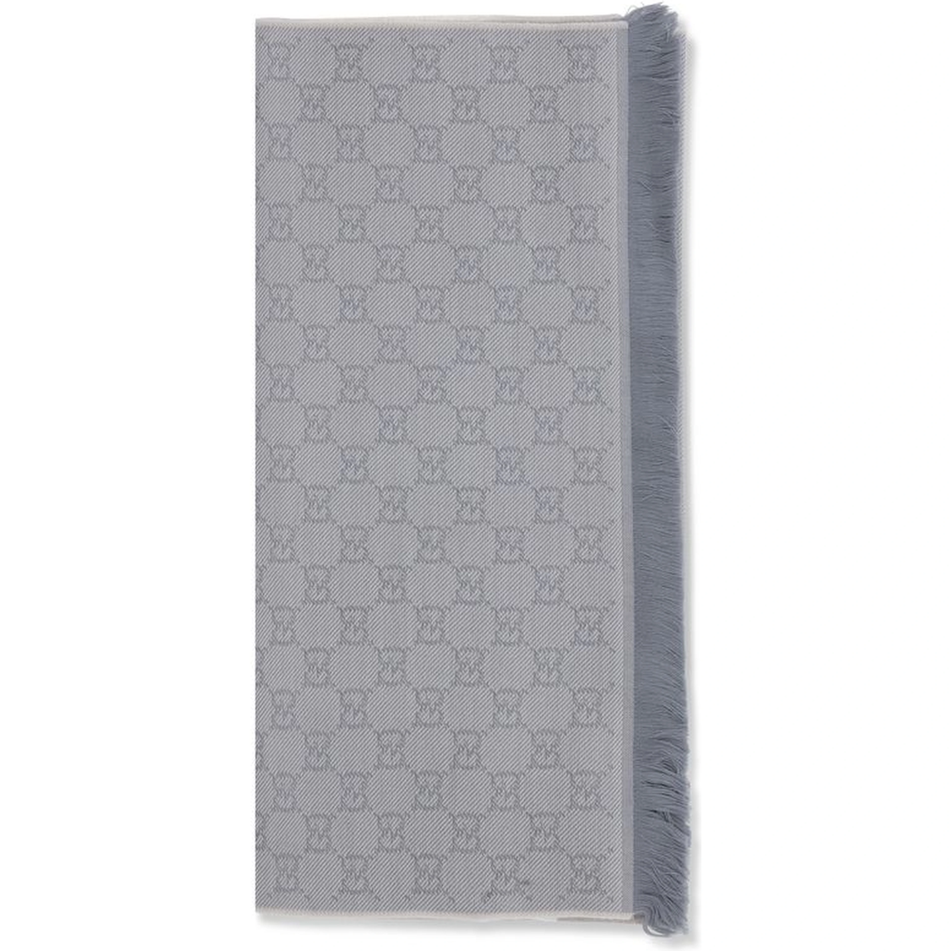 Gray Wool Scarf