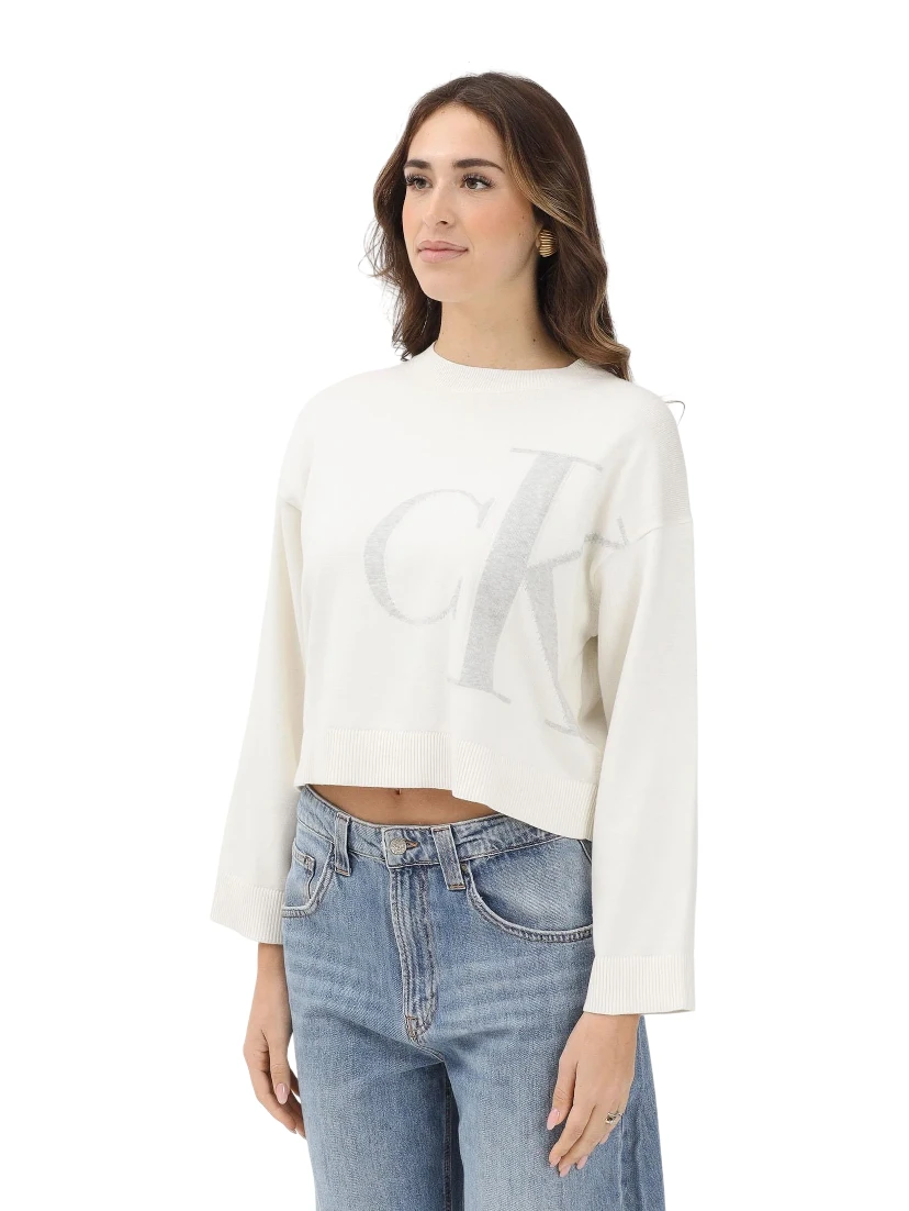 Calvin Klein Sweaters White