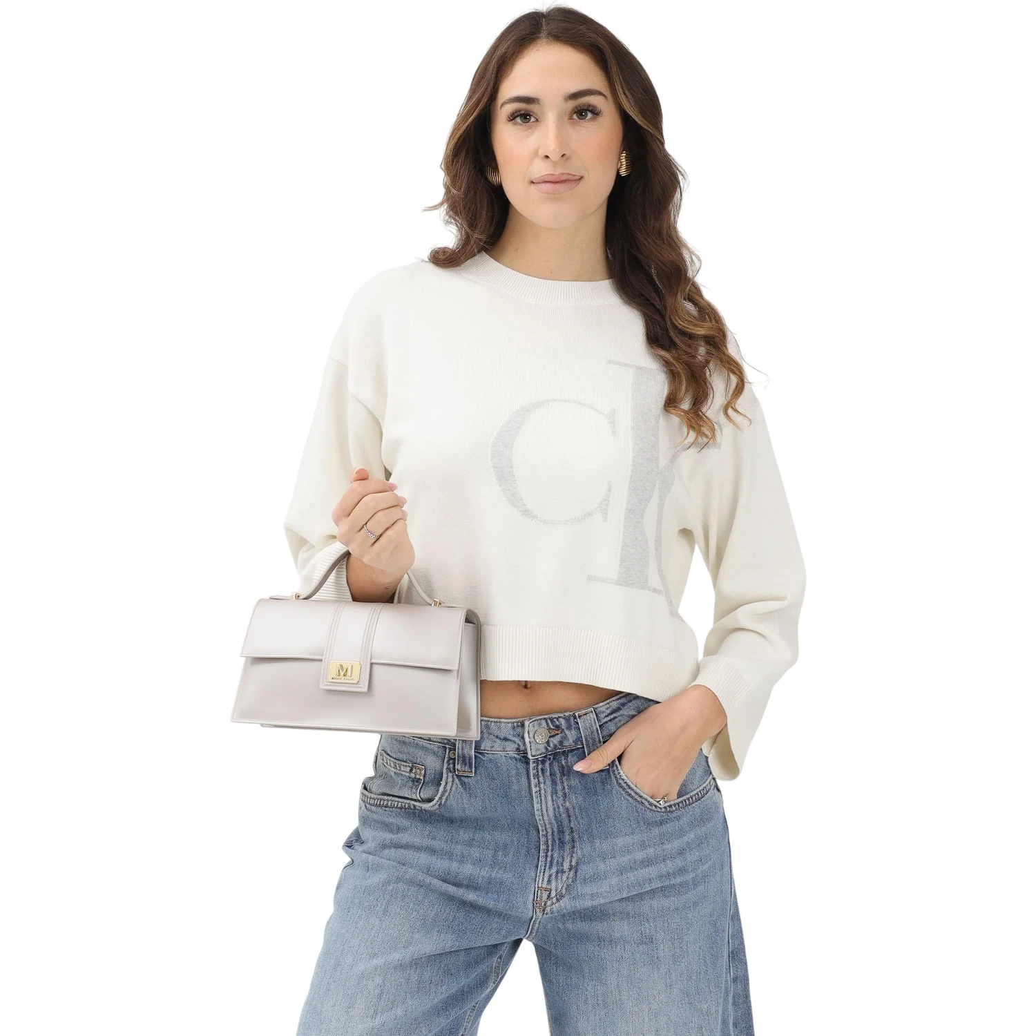 Calvin Klein Sweaters White