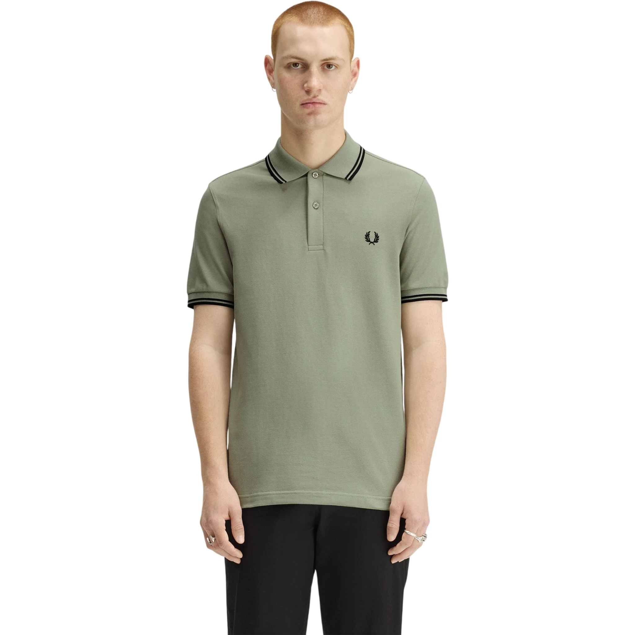 Fred Perry T-shirts and Polos Green