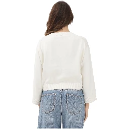 Calvin Klein Sweaters White