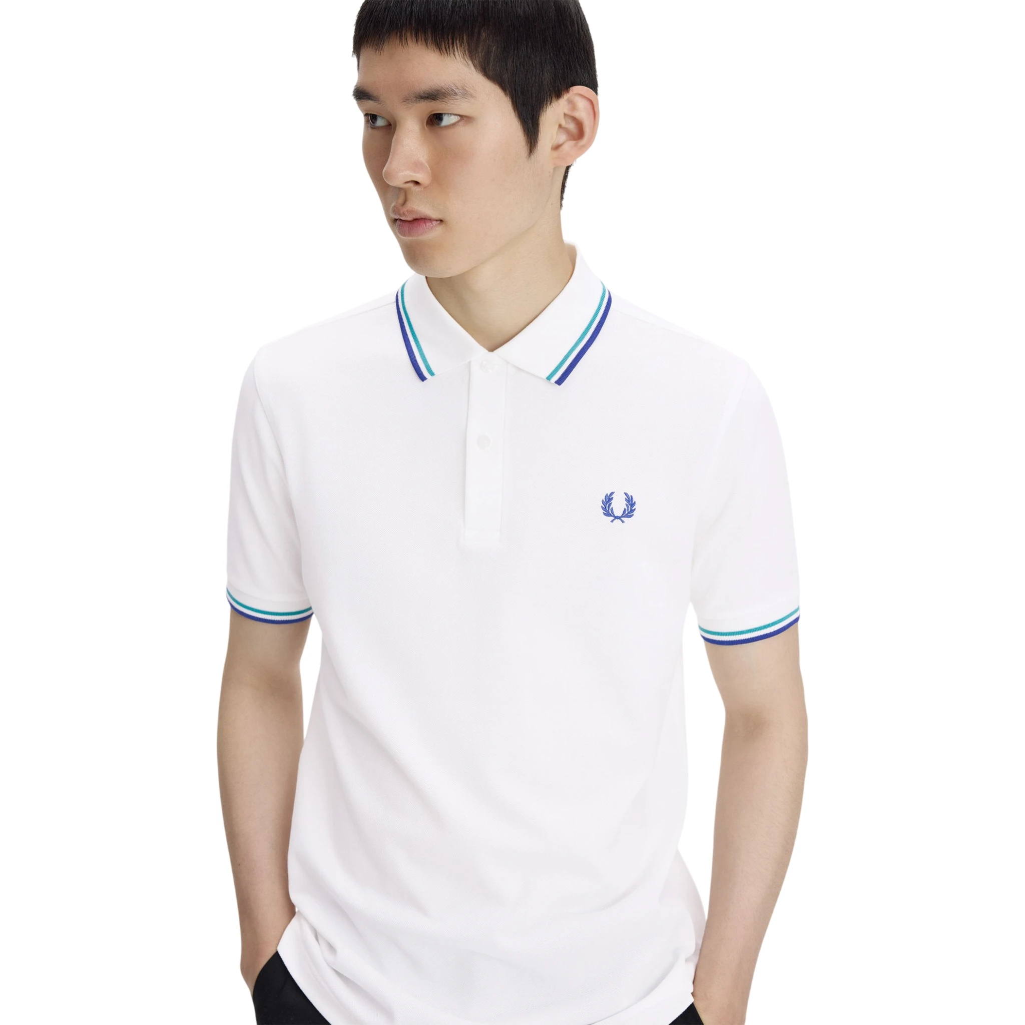 Fred Perry T-shirts and Polos White