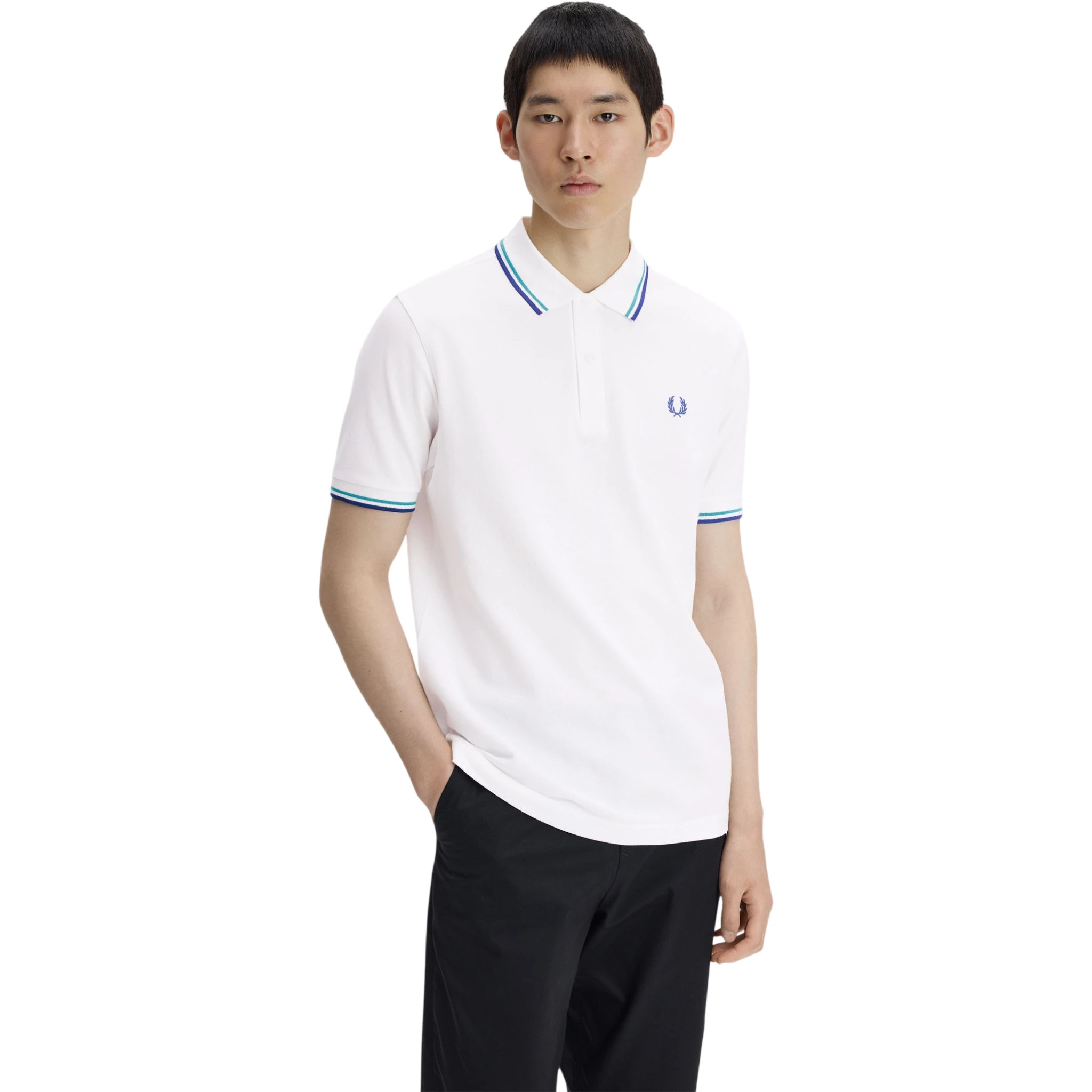 Fred Perry T-shirts and Polos White