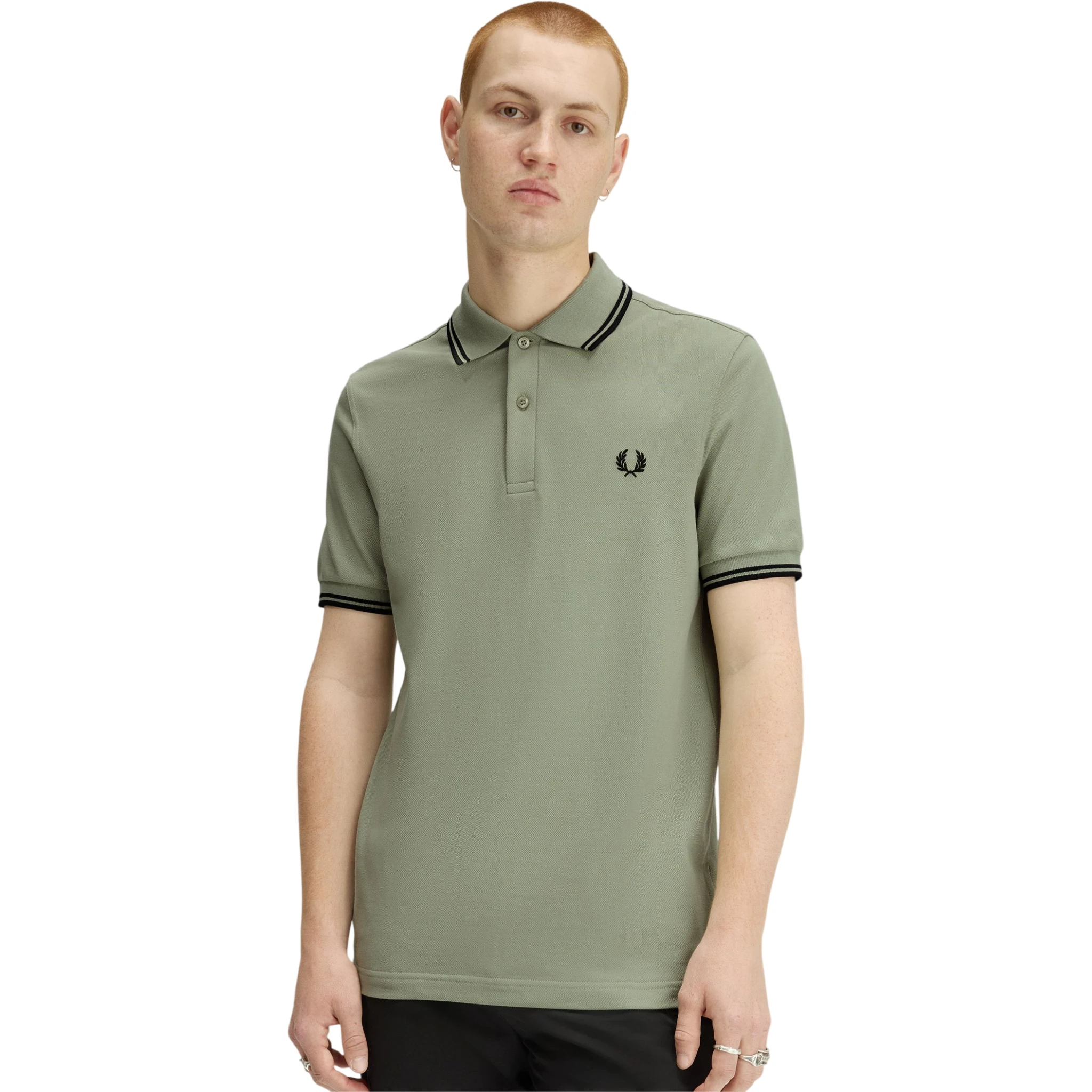 Fred Perry T-shirts and Polos Green