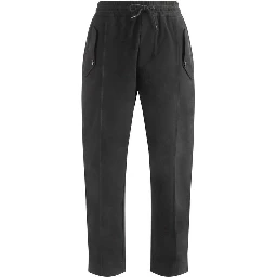 Black Cotton Joggers (Workout Pants)