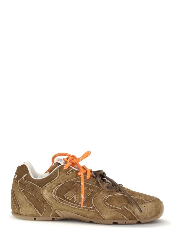 Brown Calf Leather Bos Taurus Athletic Sneakers
