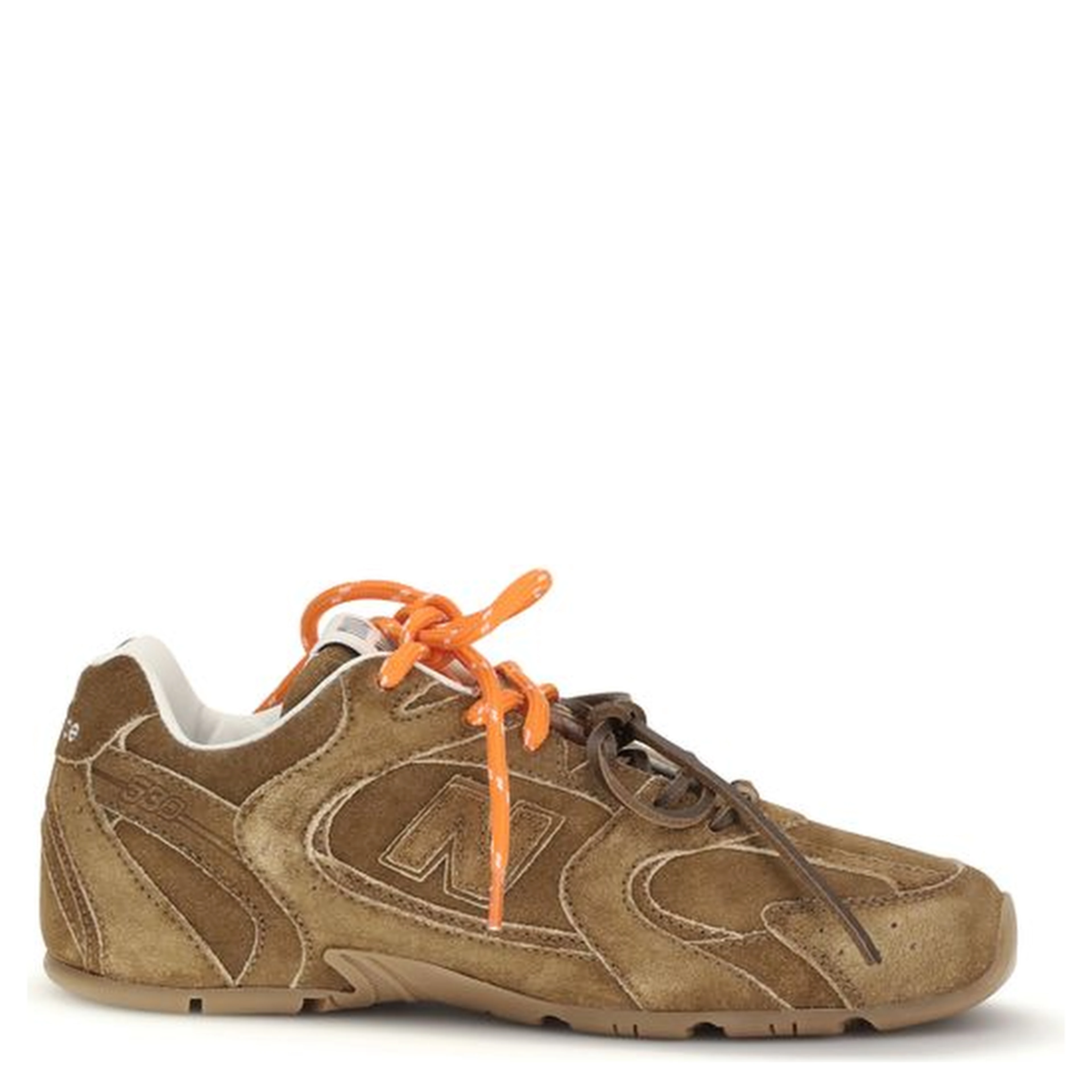 Brown Calf Leather Bos Taurus Athletic Sneakers