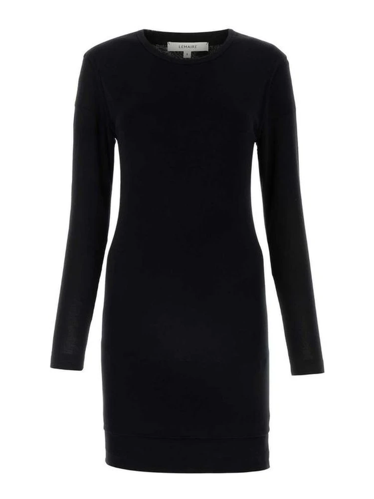 Black Cotton Casual Dress