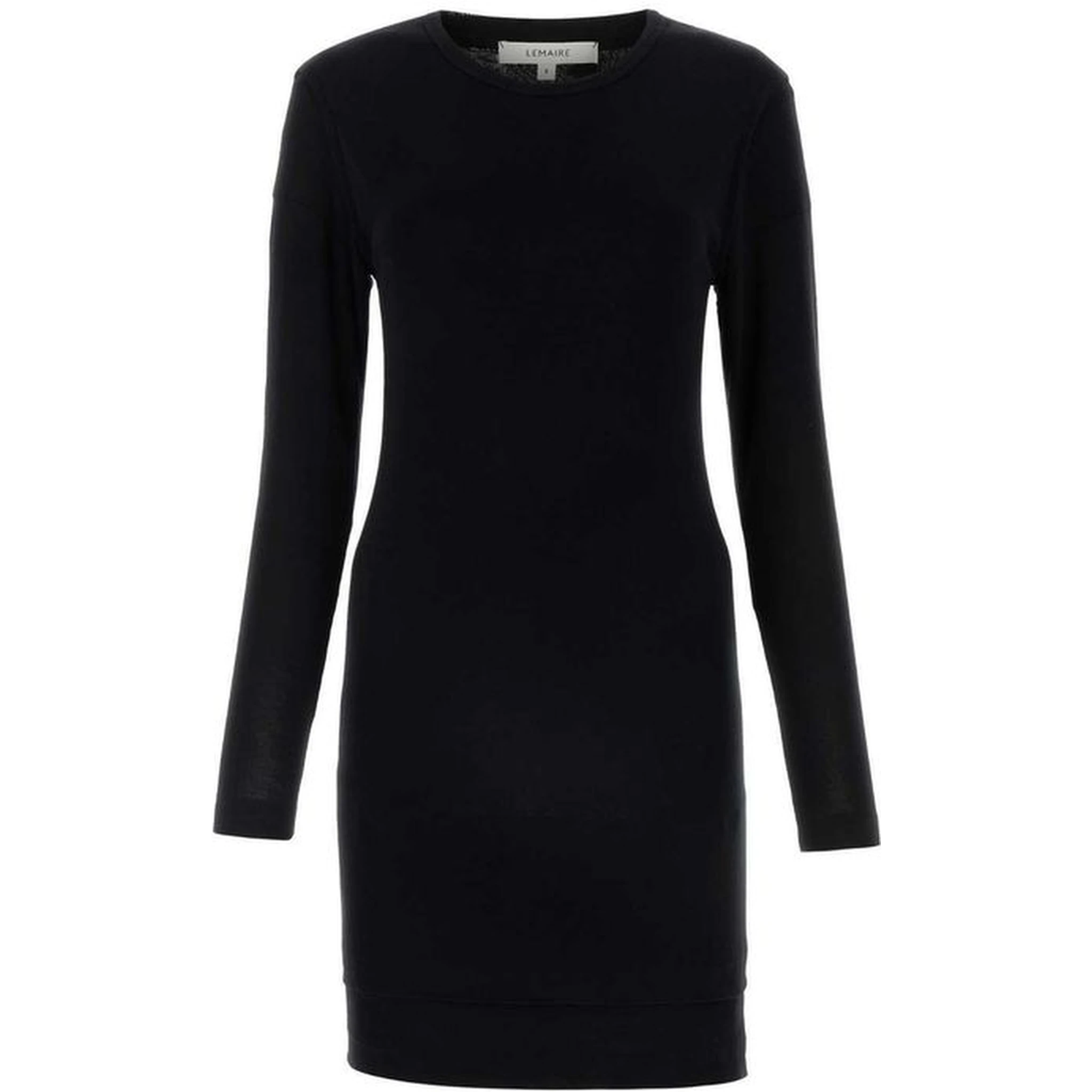 Black Cotton Casual Dress