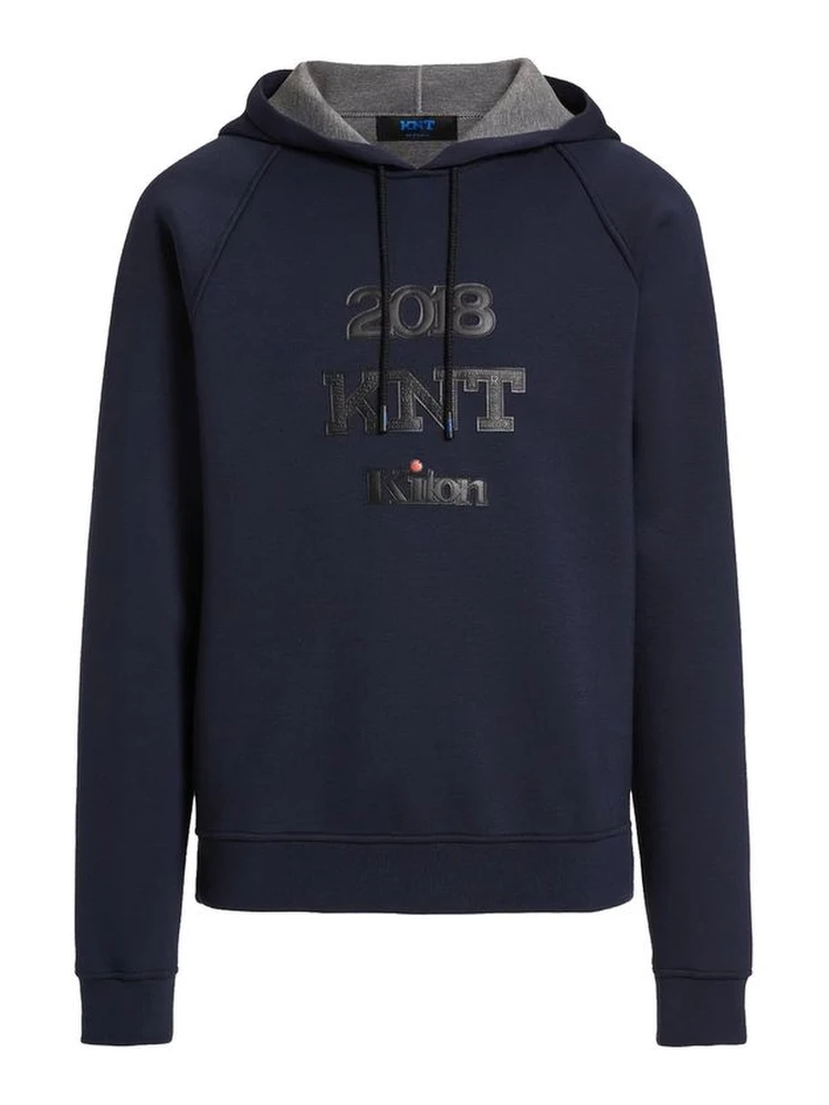 Blue Elastane Sweatshirt