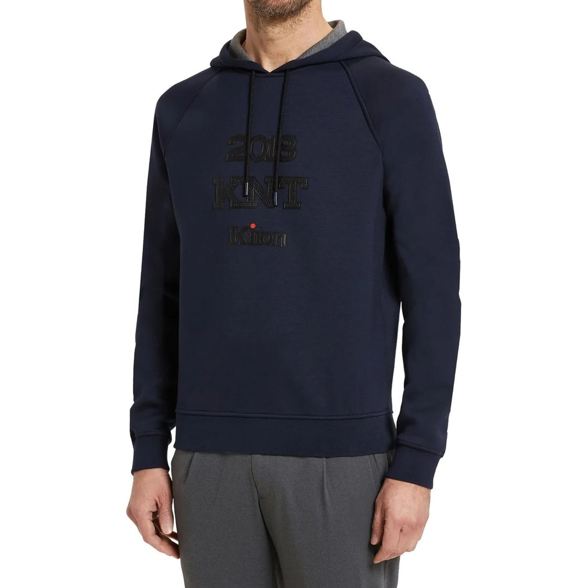 Blue Elastane Sweatshirt