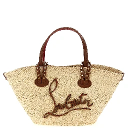 Beige Raffia Handbag