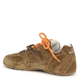 Brown Calf Leather Bos Taurus Athletic Sneakers