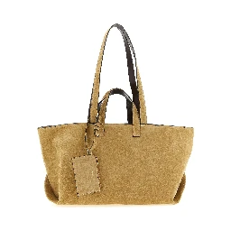 Brown Cowhide Tote Bag