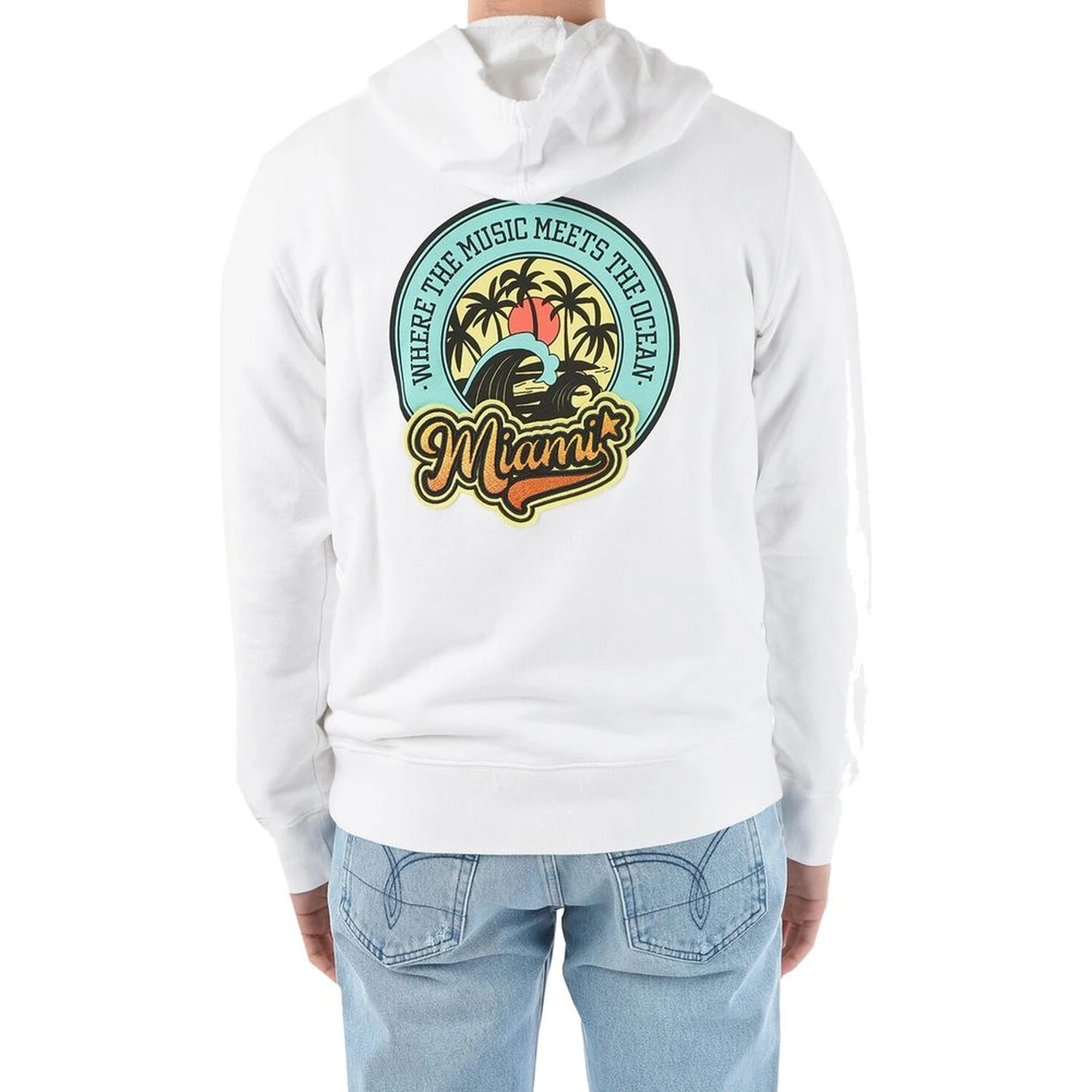 White Cotton Sweatshirt