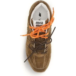 Brown Calf Leather Bos Taurus Athletic Sneakers