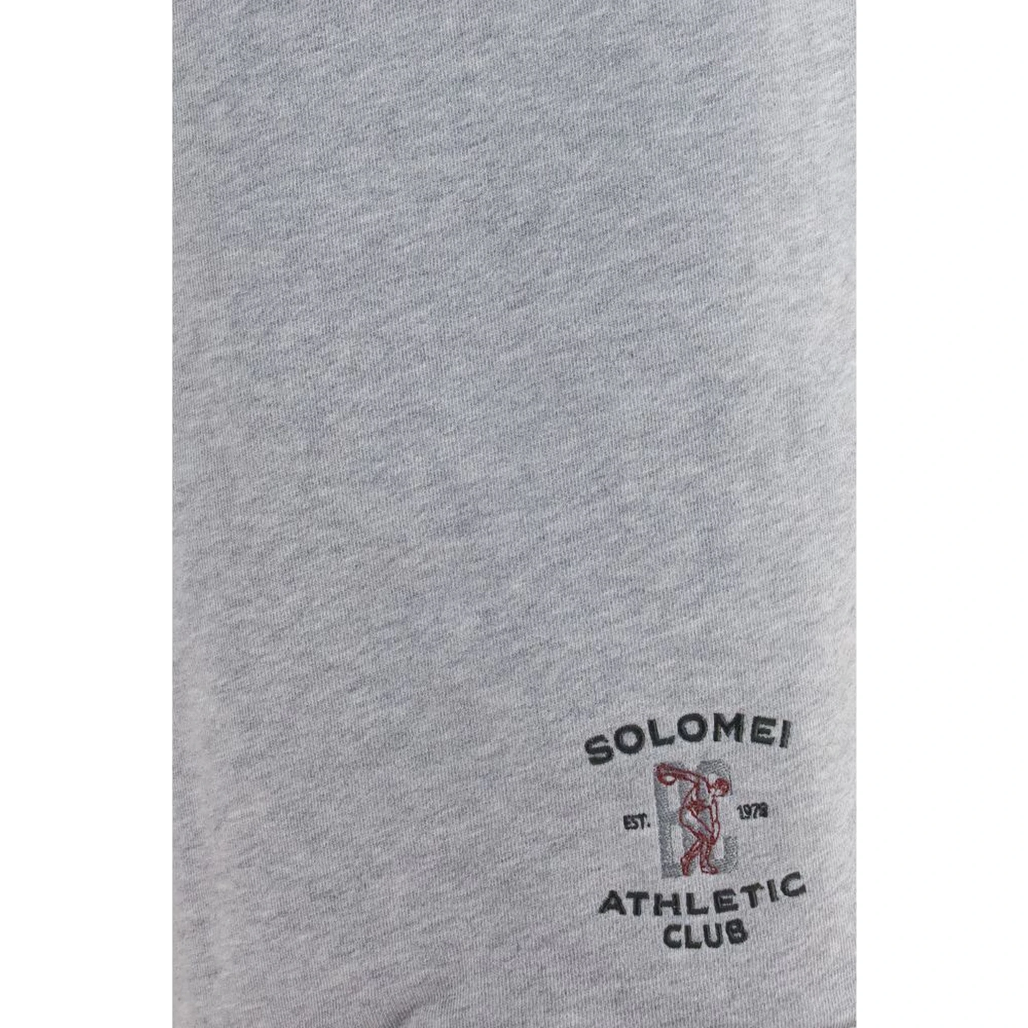 Gray Cotton Bermuda Shorts